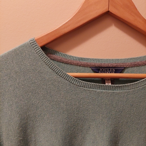 Joules knitwear aqua sweater size 8 - Picture 2 of 4